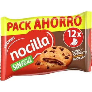 Cookies Rellenas de Nocilla Original sin Aceite de Palma 12 Unidades Nocilla