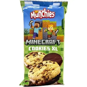 Cookies XL con Pepitas y Bañadas en Chocolate Mr Munchies Minecraft