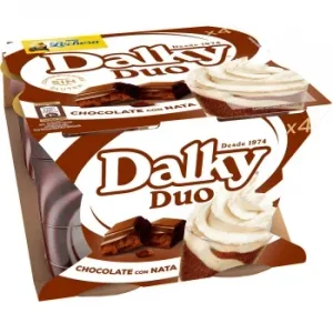 Copa de Chocolate con Nata Nestlé la Lechera Pack de 4 Unidades de 90 G.