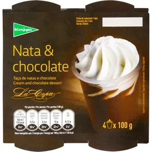 Copa de Chocolate y Nata Pack 4  el Corte Ingles 100 G