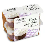 Copa de Chocolate y Nata Dia Caprichoso Pack 4 X 115 G