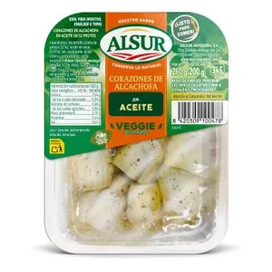 Corazones de Alcachofas en Aceite 200 Gr