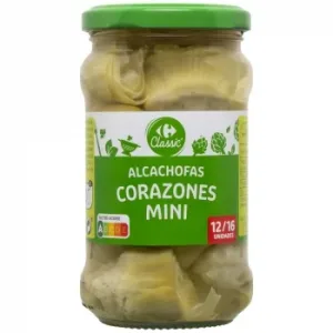 Corazones de Alcachofas Mini 12/16 Classic Carrefour 175 G.