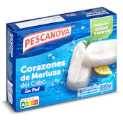 Corazones de Merluza Pescanova 500 G
