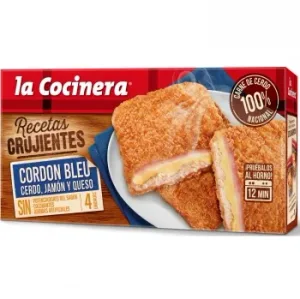 Cordon Bleu Recetas Crujientes la Cocinera 376 G.