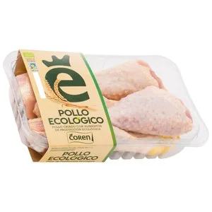 Coren Bandeja de Jamoncitos con Piel de Pollo Ecológico. 375 G