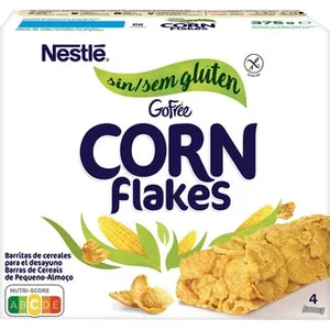 Corn Flakes Barritas de Cereales sin Gluten 4 Unidades  Nestle GO Free 88 G