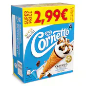 Cornetto 4 X 60 G