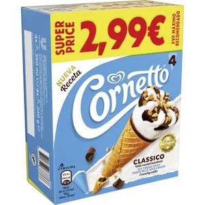Cornetto Classico Pack de 4 Unidades 240 Gr