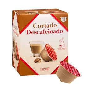 Cortado en Cápsula Descafeinado Hacendado 0.091 KG