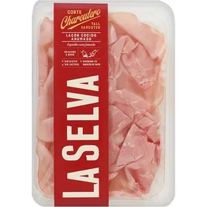 Corte Charcutero Lacón Cocido Ahumado en Lonchas sin Gluten sin Lactosa  la Selva 90 G
