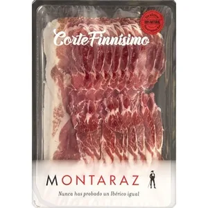 Corte Finíssimo Paleta de Cebo de Campo Ibérica 50% Raza Ibérica en Lonchas  Montaraz 80 G