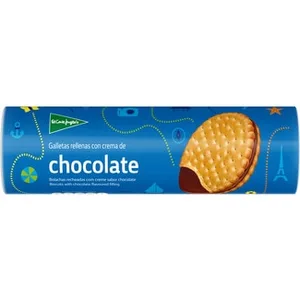Galletas Rellenas con Crema de Chocolate el Corte Ingles 500 G