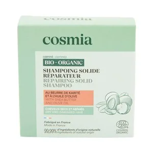 Cosmia Bio Champú Sólido Reparador para Cabellos Secos y Dañados 85 G. 850 ML