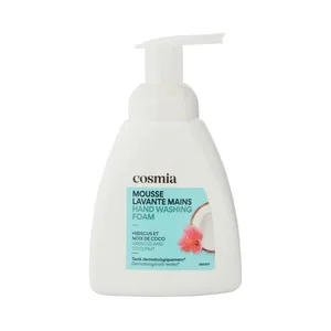 Cosmia Espuma para el Lavado de Manos, con Aroma a Coco e Hibisco 300 Ml.