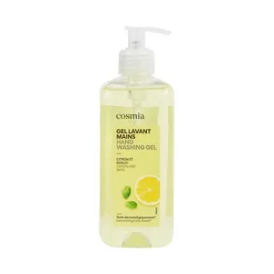 Cosmia Jabón (gel) Líquido de Manos, con Aroma a Limón y Albahaca 500 Ml.