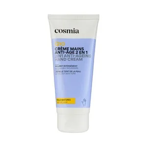 Cosmia Q10 Crema de Manos Antiedad 2 en 1, para Pieles Maduras 100 Ml.