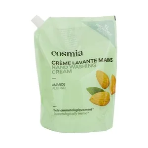 Cosmia Recambio de Jabón Líquido para Manos, con Aroma a Almendra 1 L. 1000 ML