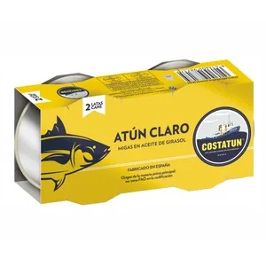 Costatun Migas de Atún Claro en Aceite Vegetal 2 X 80 Gr. 160 G