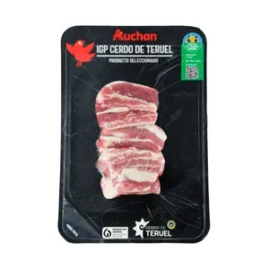 Alcampo Cultivamos LO Bueno Costilla de Palo IGP Cerdo de Teruel. 262.5 G