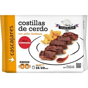Costillas de Cerdo con Salsa Barbacoa sin Gluten 1-2 Raciones Cascajares
