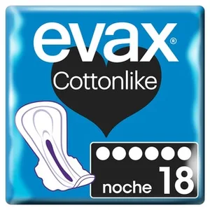 Cottonlike Compresa con Alas Noche Evax
