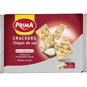 Crackers con Chispas de Sal  Prima 500 G