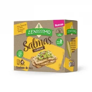 Crackers de Maíz Salmas Clásicas Zenissimo sin Gluten y sin Azúcar Añadido 144 G.