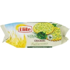 Crackers Espinaca y Eneldo 105 Gr
