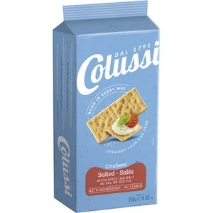 Crackers Salados con Levadura y sin Aceite de Palma Colussi