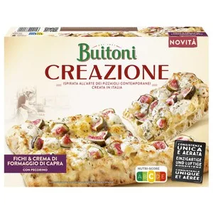 Buitoni Creazione Pizza Congelada con Higos y Queso Crema de Cabra 460 G.