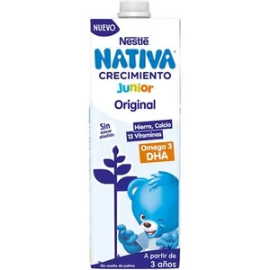 Crecimiento Junior Preparado Lácteo Infantil Original sin Aceite de Palma desde 3 Años Nestle Nativa