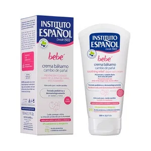 Instituto Español Crema con Textura Bálsamo para el Cambio del Pañal, Apta para Pieles Sensibles y Atópicas Instituto Español Bebé 150 Ml.