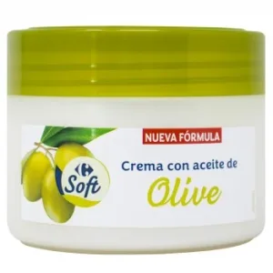 Crema Corporal con Aceite de Oliva Soft Carrefour 250 Ml.