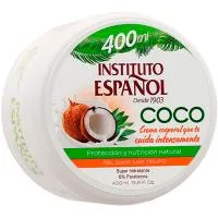 Crema Corporal de Coco Instituto Español, Tarro 400 Ml