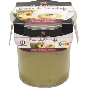 Crema de Alcachofa con Aove 2 Raciones sin Gluten sin Lactosa Santa Teresa