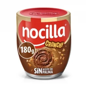 Crema de Cacao Crunchy Nocilla sin Gluten 180 G.