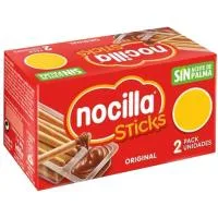 Crema de Cacao en Sticks 1 Sabor Nocilla, Pack 2x30 G