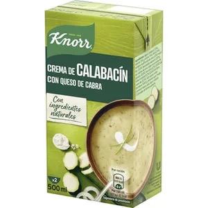 Crema de Calabacín con Queso de Cabra Knorr
