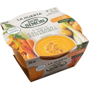 Crema de Calabaza y Zanahoria 300 Gr