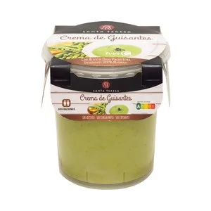 Santa Teresa Crema de Guisantes Elaborada con Ingredientes 100% Naturales 400 Ml. 400 G