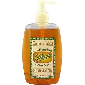 Crema de Jabón de Glicerina y Aloe Vera Hidratante Pardo