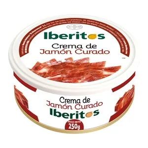 Iberitos Crema de Jamón Curado 250 Gramos.