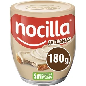 Crema de Leche y Avellanas 30%- Grasas Saturadas sin Aceite de Palma Nocilla 180 G
