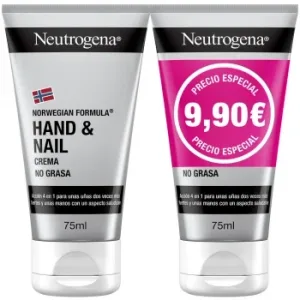 Crema de Manos y Uñas No Grasa Neutrogena Pack 2 Unidades de 75 Ml.