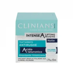 Crema de Noche Ácido Hialurónico Clinians 50 Ml.