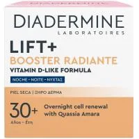 Crema de Noche Diadermine Lift+ Booster Radiance, Tarro 50 Ml