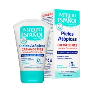 Instituto Español Crema de Pies con Acción Hidratación Profunda, Especial Pieles Atópicas Instituto Español 100 Ml.