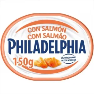 Crema de Queso para Untar con Salmón Philadelphia 150 G.