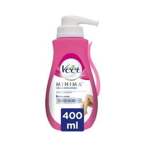 Veet Crema Depilatoria, Especial Pieles Sensibles Veet Minima 400 Ml.